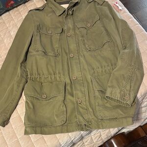J. Crew Utility Jacket in Khaki Green